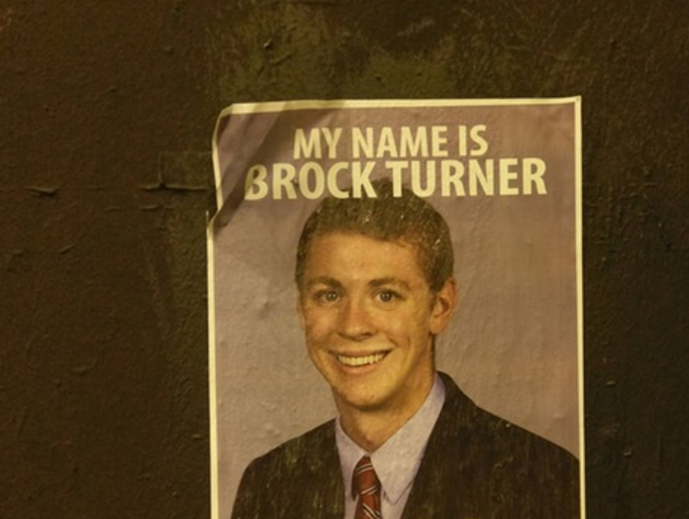 Fliers Calling Out Brock Turner Seen In Chicago