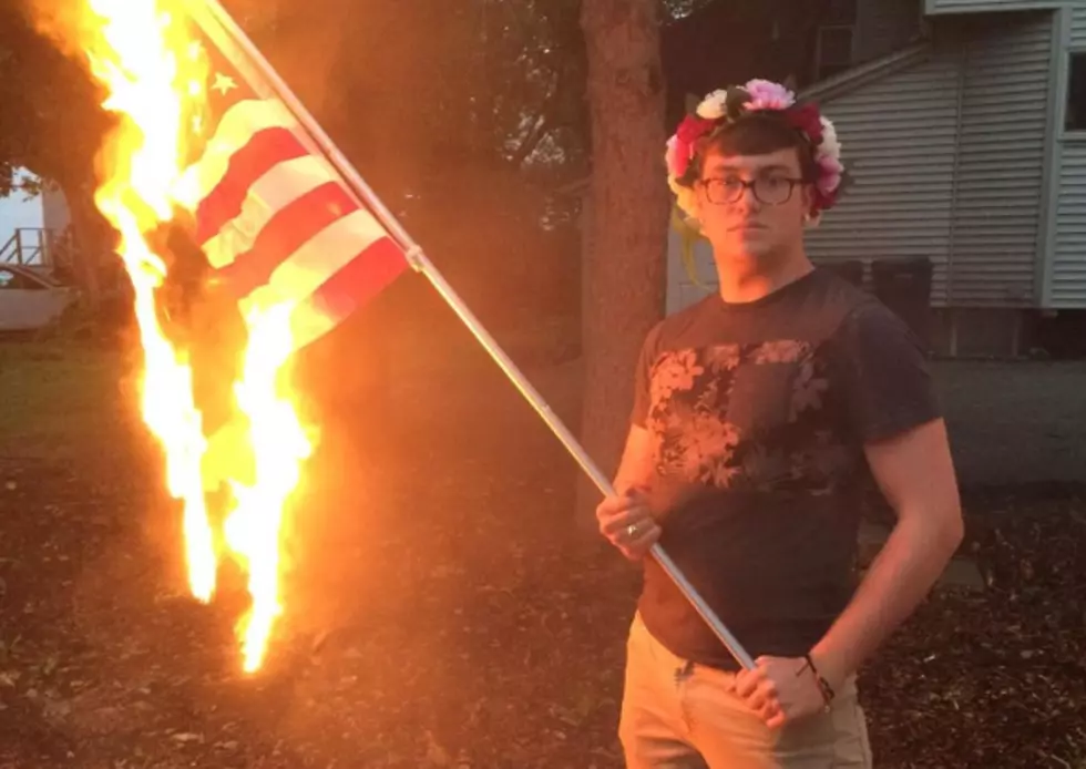 Illinois Man Won’t Face Charges After Burning American Flag on Social Media