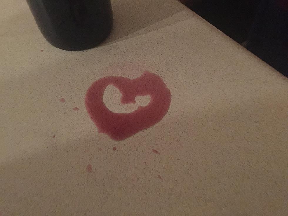 Rockford Area Couple Spills Wine On Anniversary; Looks Kinda Like A Heart