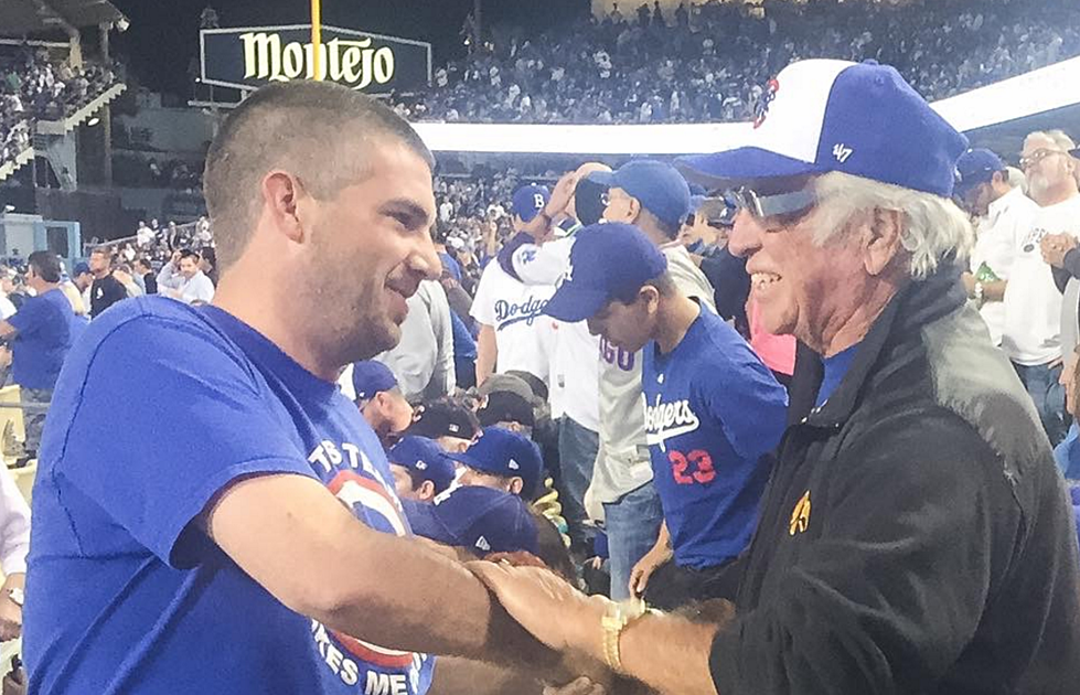 Who Was This Guy At Last Night’s Cubs-Dodgers Game?