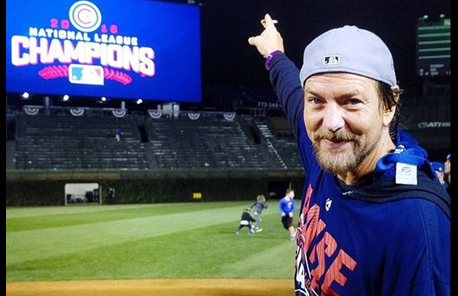 Cubs fans get unexpected treat as Eddie Vedder jams with Wrigley Field  buskers - The Washington Post