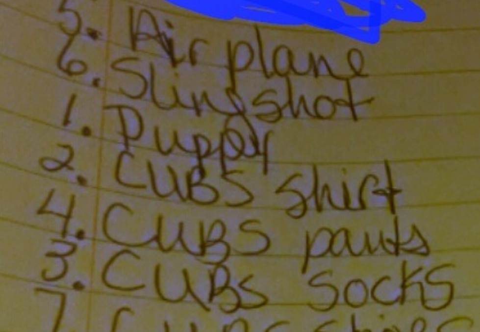 This Young Cubs Fan Has The Best Christmas Wish List