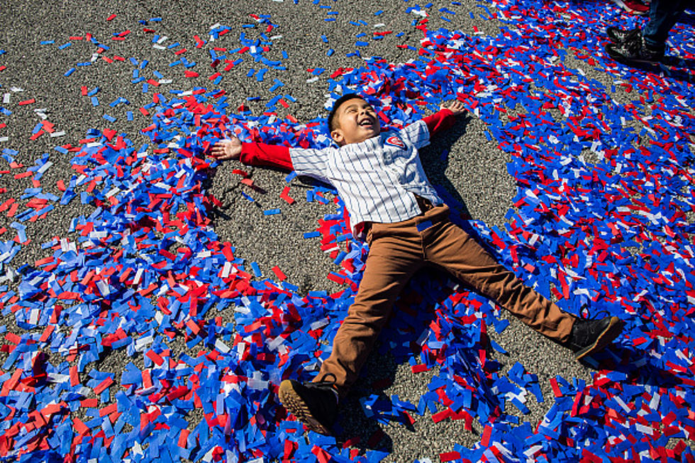Cubs Fans are Selling Confetti from the Victory Parade and Rally