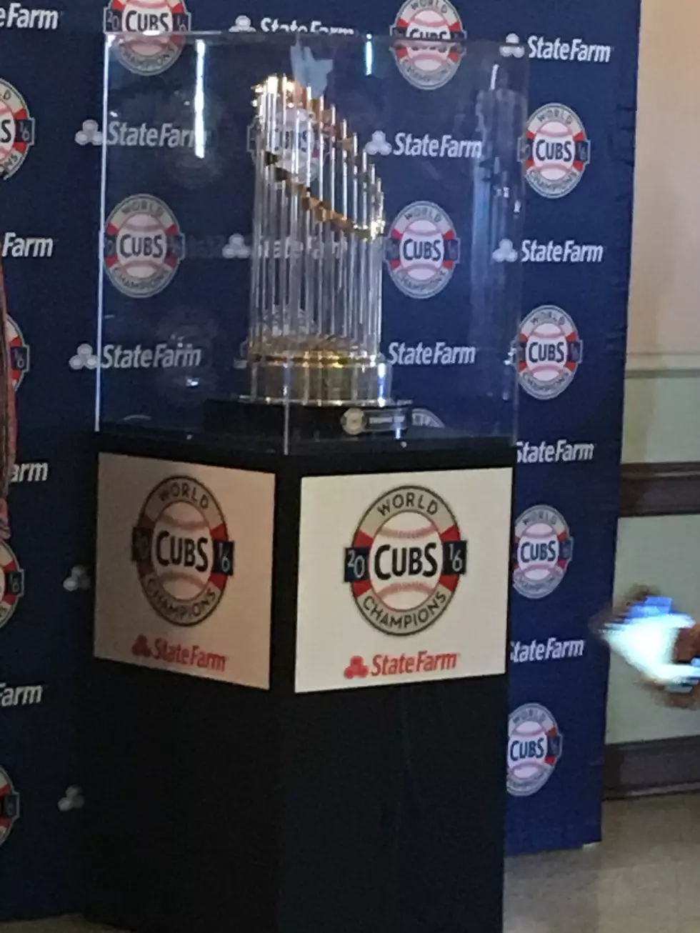 Freeport Did An Excellent Job Hosting the Cubs World Series Trophy