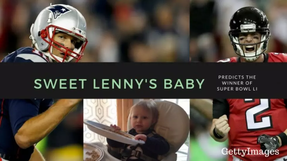 Watch Sweet Lenny’s Baby Predict The Super Bowl Winner