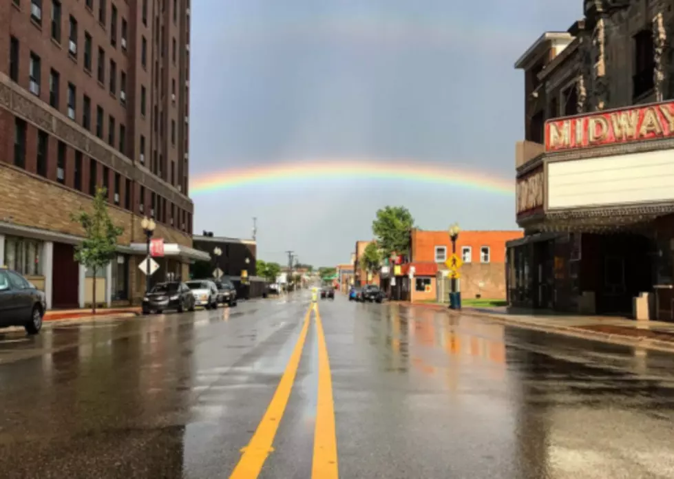 This Weekend’s Rain In Rockford Left Us With An Awesome Double Rainbow