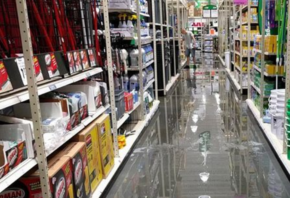 Machesney Park Store Afraid To Get Buckets Wet During Last Night’s Storm
