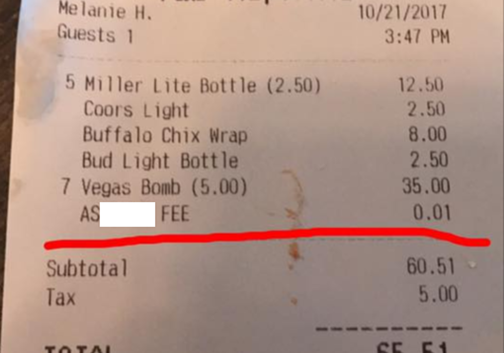 Look At This Hilariously Honest Extra Charge From Loves Park Bar