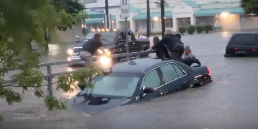 Watch Amazing Rescue After Severe Flooding In Charles St. Parking Lot