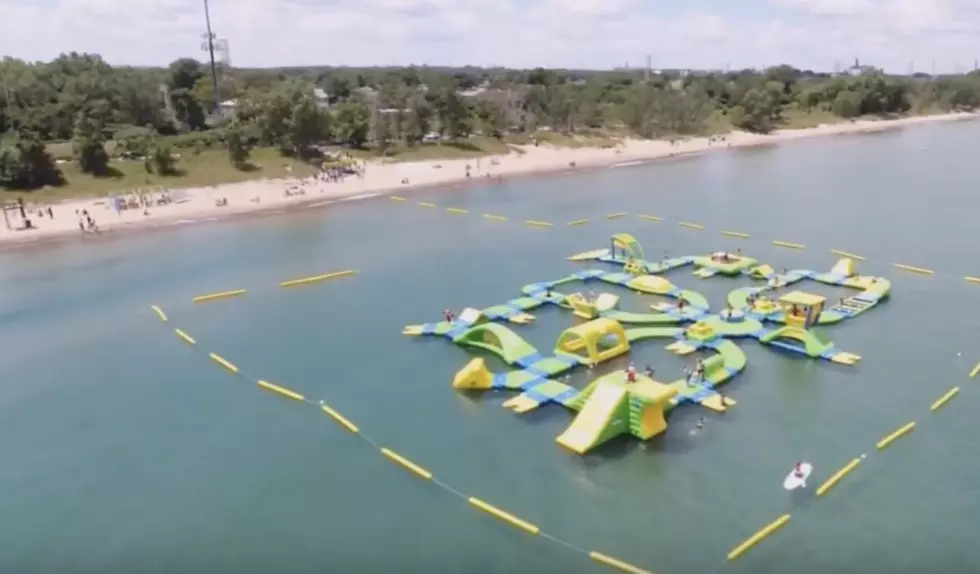 WhoaZone Floating Water Park Returns To Lake Michigan This Summer