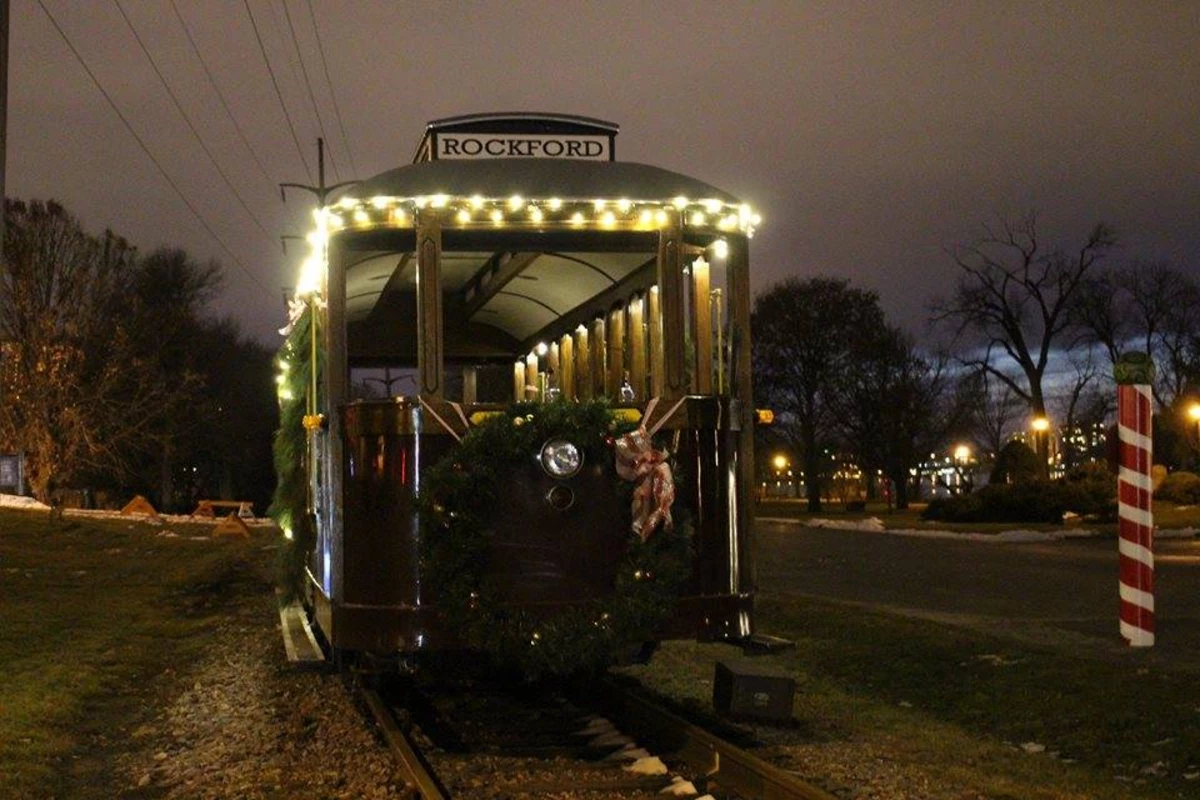 Rockford's Trolley 36 Is Now The All Aglow Express For Christmas