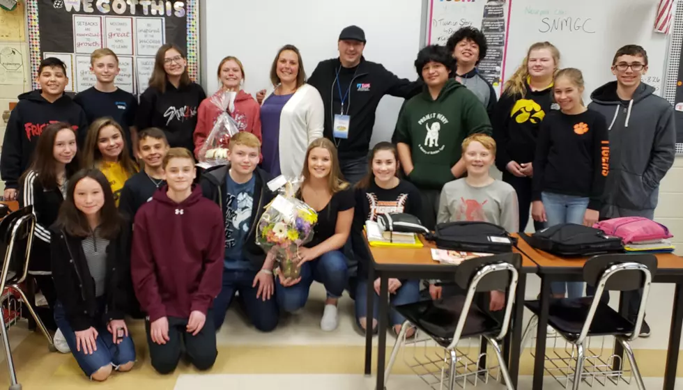 Teacher of the Week: Mrs. Heather From Byron Middle School