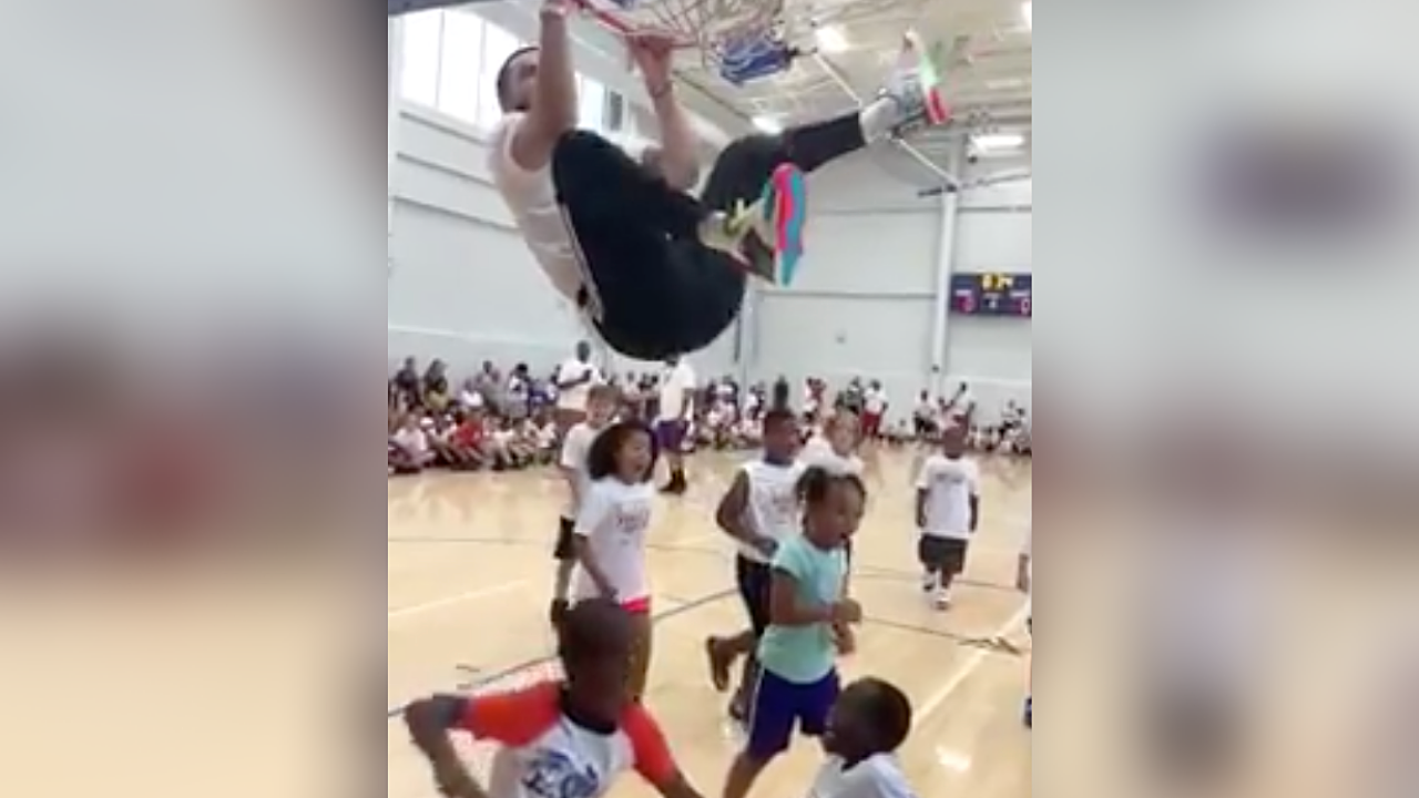 Fred VanVleet Shamelessly Dunks on Kids 