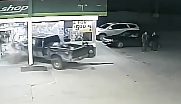 Michigan Man Runs Truck Into Gas Station For The Dumbest Reason