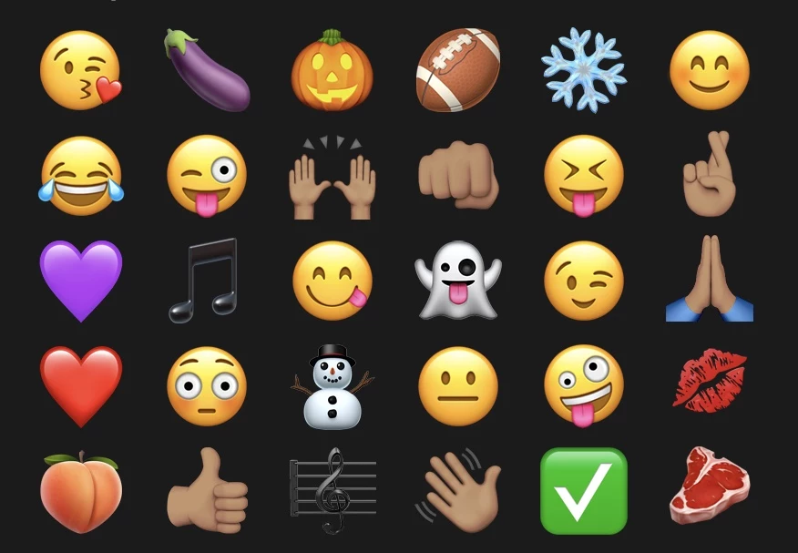 grids for instagram emojis