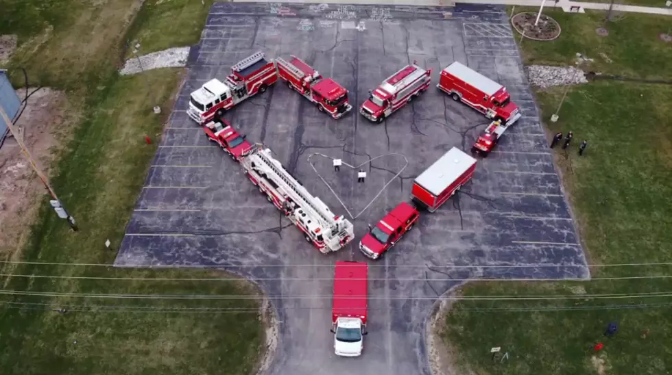 Wisconsin Fire Department Shares Heartfelt Tribute To Healthcare Workers