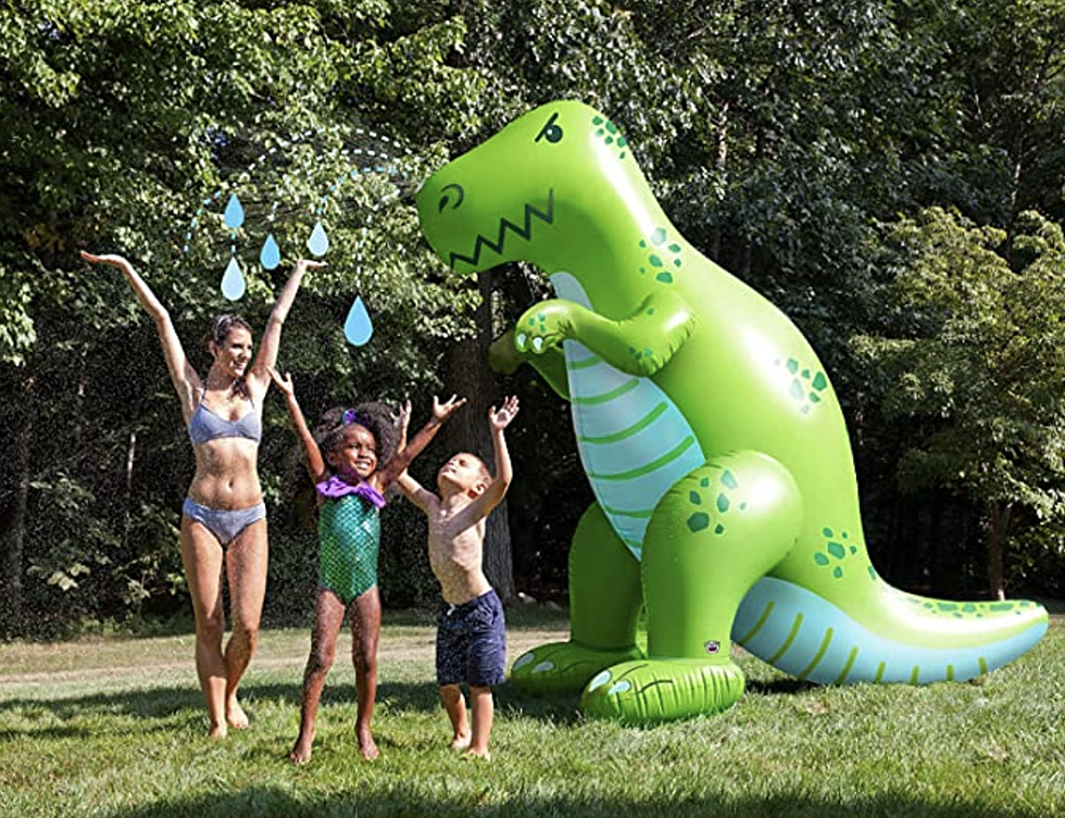 Backyard Splash Pack Hookup Win a 6 Ft. Unicorn or Dino Sprinkler