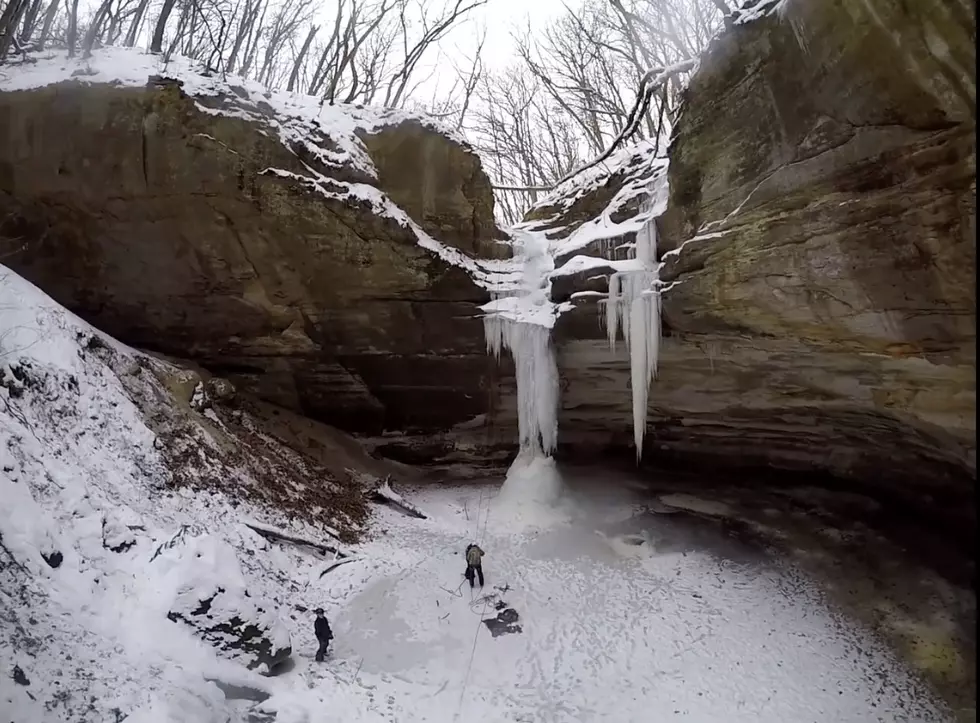 Here’s Where You Can Go “Ice Climbing” in Illinois This Winter