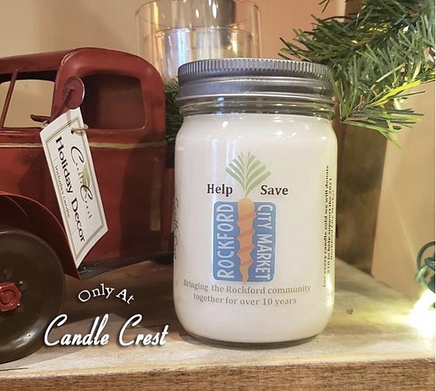 Candle Crest Created a Candle to Help Support Rockford City Market