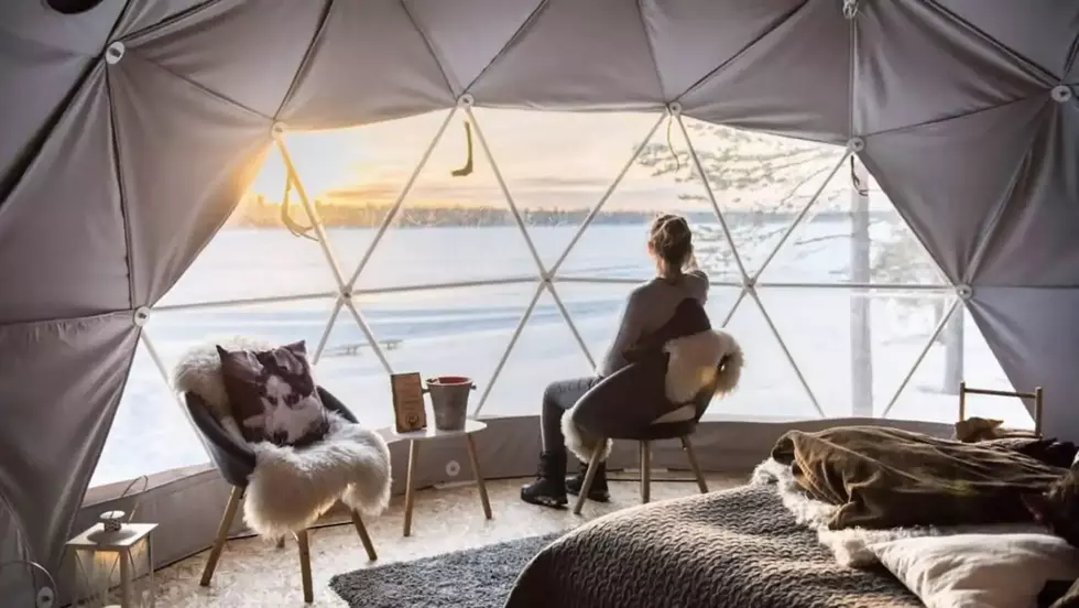 You Can Stay at These Dreamy Winter Geo-Domes In Wisconsin 