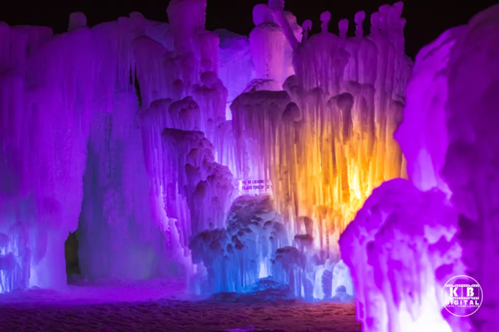 Dazzling Images Display Lake Geneva’s Breathtaking Ice Castles