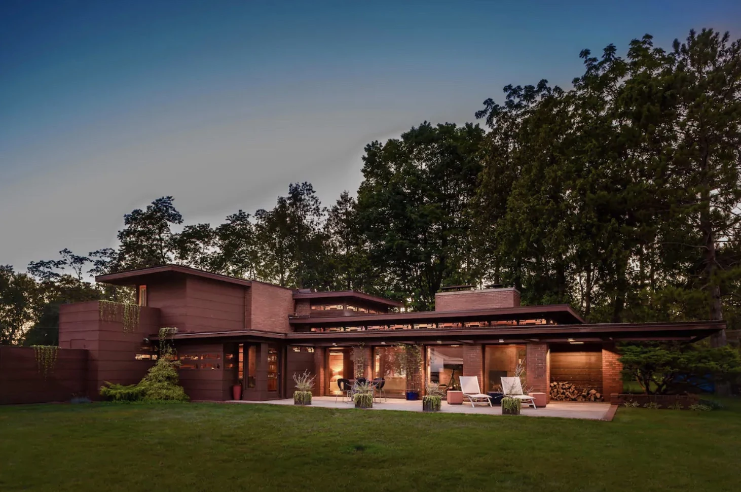 Rare Opportunity to Stay in Frank Lloyd Wright Wisconsin Home