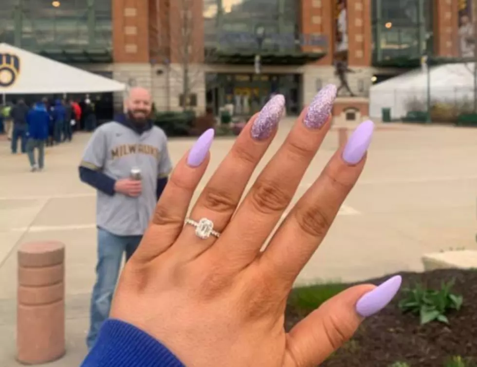 We&#8217;re Gushing Over This Cute Cubs Proposal at Miller Park