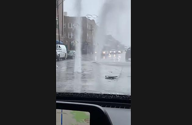 Storm Water Erupts From Chicago Sewer in Stunning Video