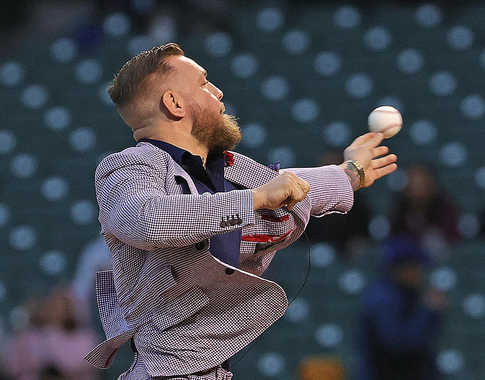 Conor McGregor Threw the Worst First Pitch Ever at the Cubs Game