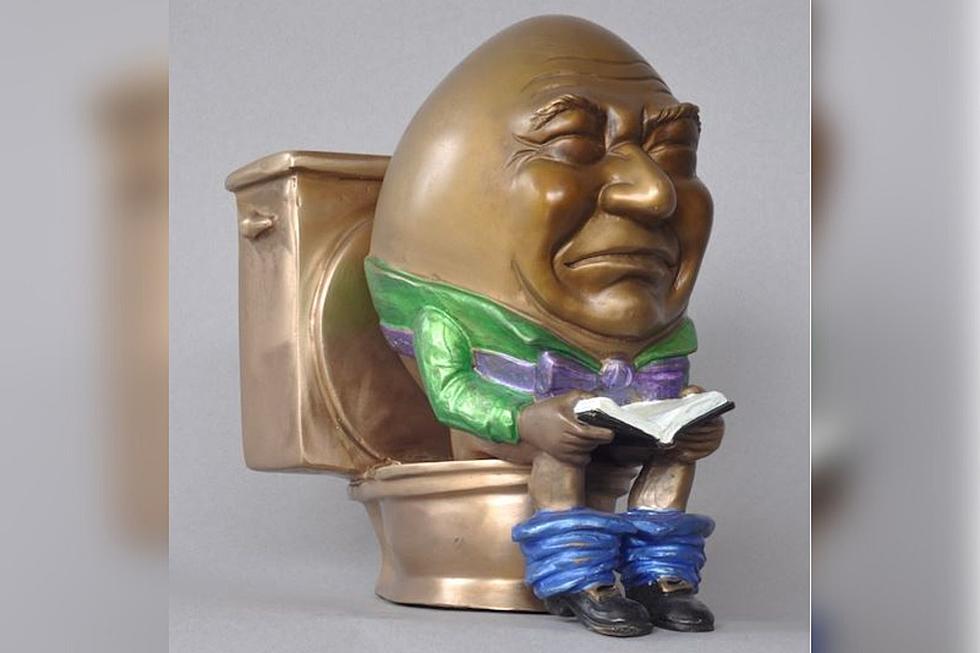Humpty Dumpty on a Toilet Statue Stolen From Wisconsin Art Fair