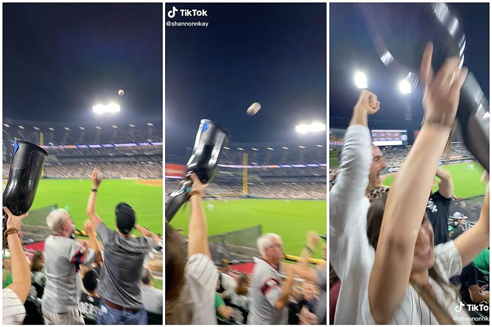 WATCH! Chicago White Sox Fan Catch Home Run Ball with Prosthetic Leg