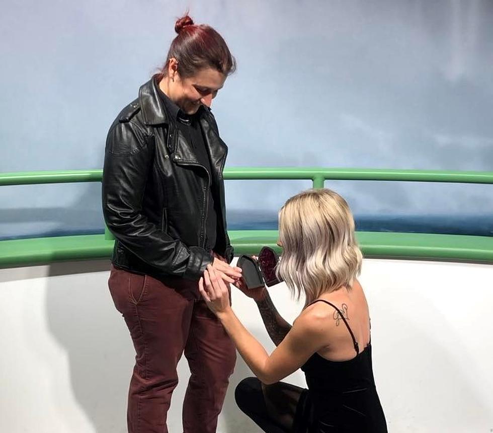 Illinois Brides-to-be Get Engaged at The Office Experience in Chicago