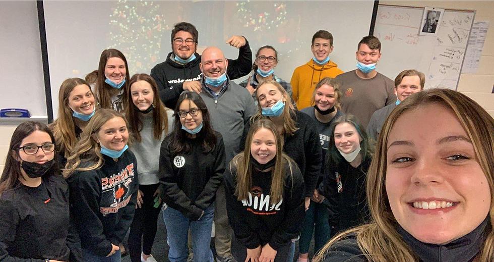 Small Town IL Teacher Filling State Champion Hallways with Joy