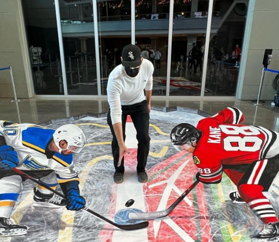 Love 3D Art? Check Out This &#8216;Puck Drop&#8217; at the Chicago Blackhawks Game