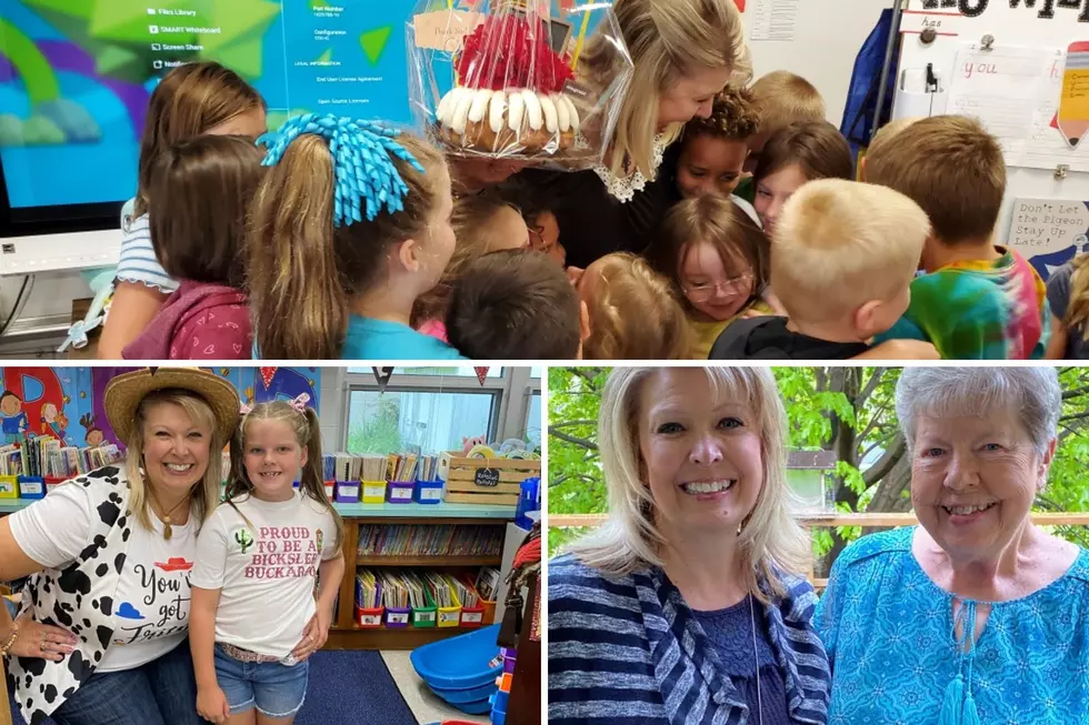 Illinois Husband Shows Love to Wife for All She Does in The Classroom