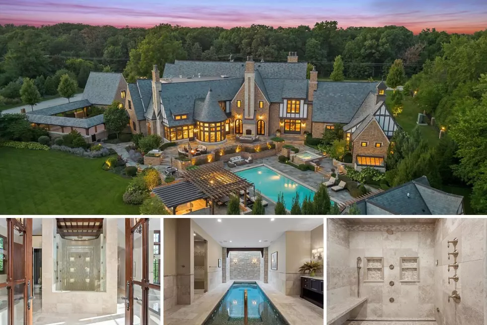 $10 Million IL Mansion Has 9.3 of the Coolest Bathrooms Ever