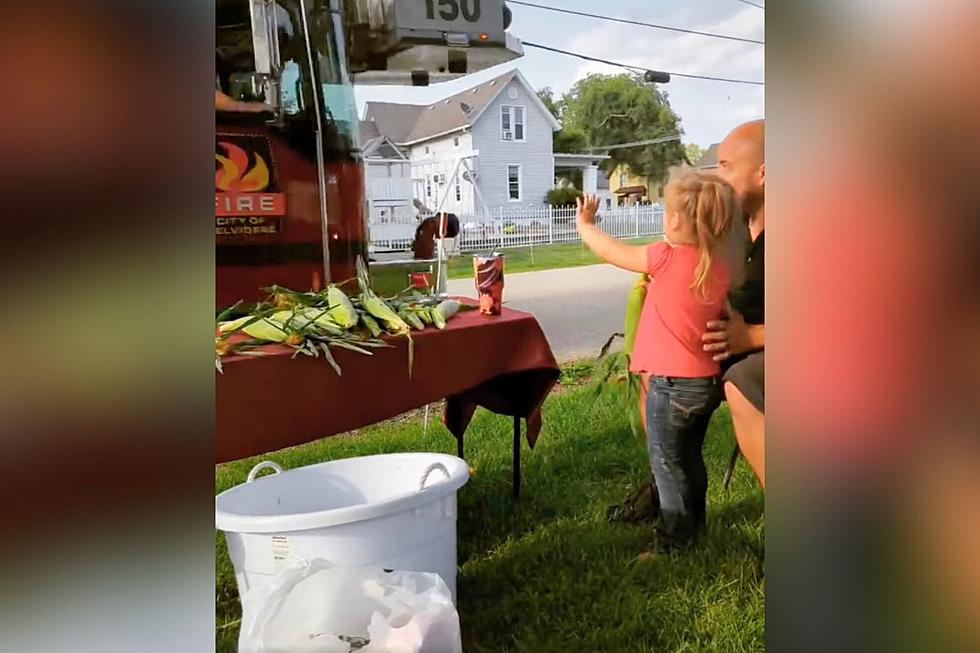 Adorable Illinois Girl Hustling Sweet Corn for Boone County Fair Money