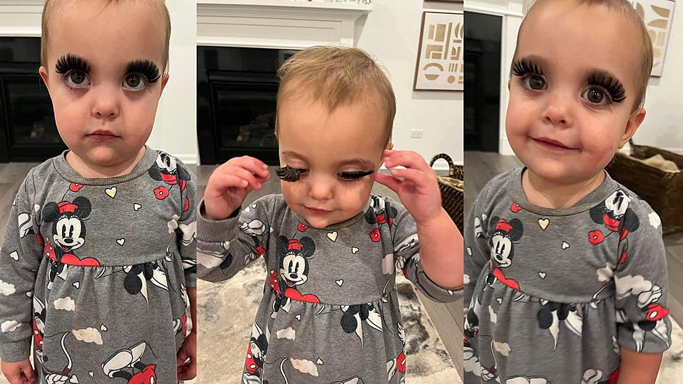 Illinois Toddler Goes Viral in Hilarious Eyelash Video