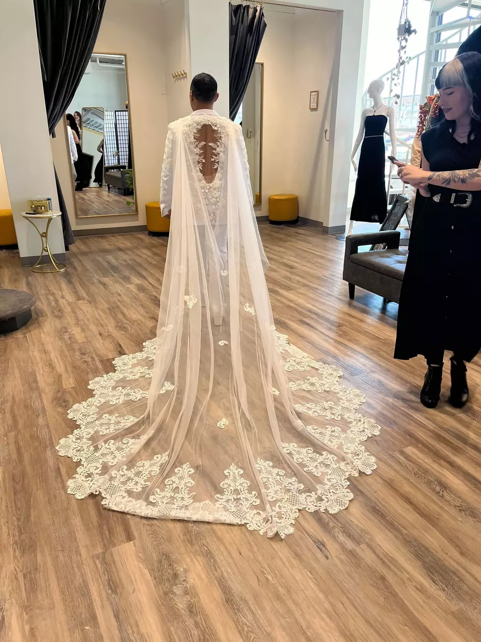 Illinois Groom Goes Viral for Incredible Veiled Suit