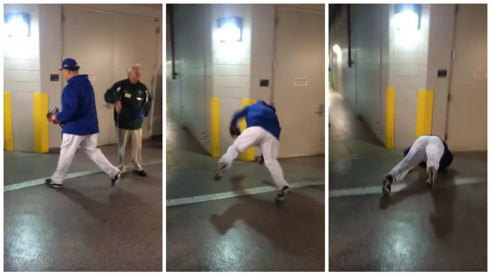Mets Pitcher Eats Concrete After Last Night’s Win