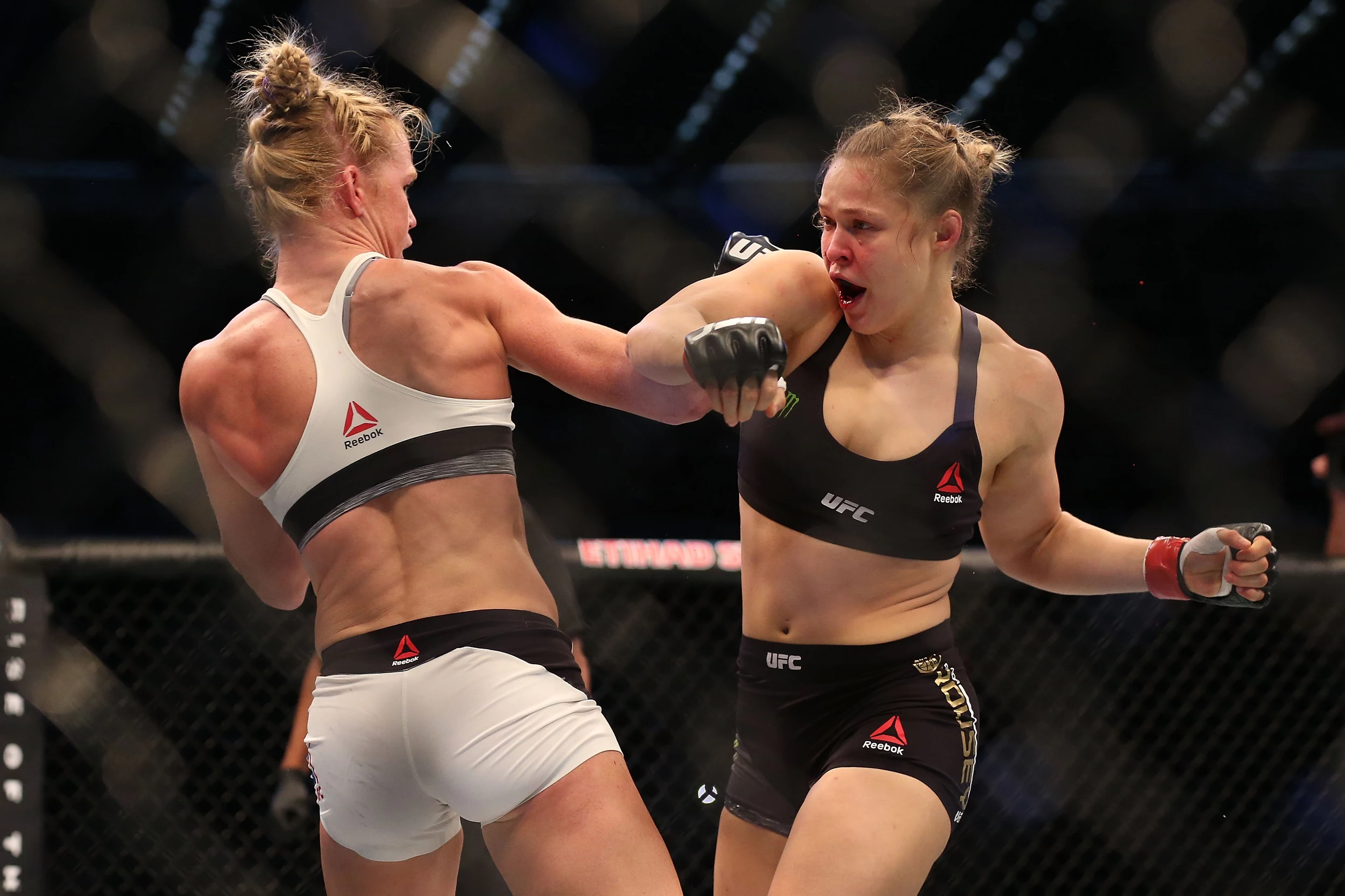 mock commentator rousey fight