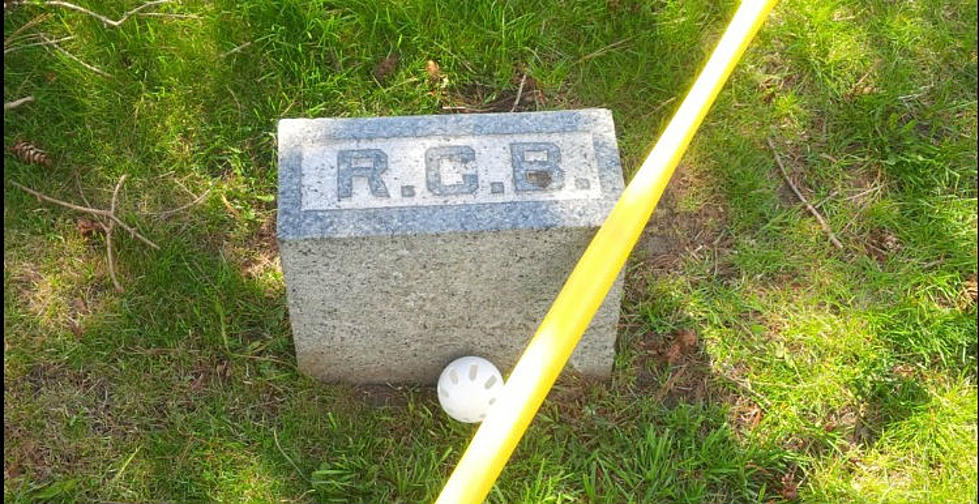 Man Leaves Behind Bat and Ball at Local Baseball Legends Graves