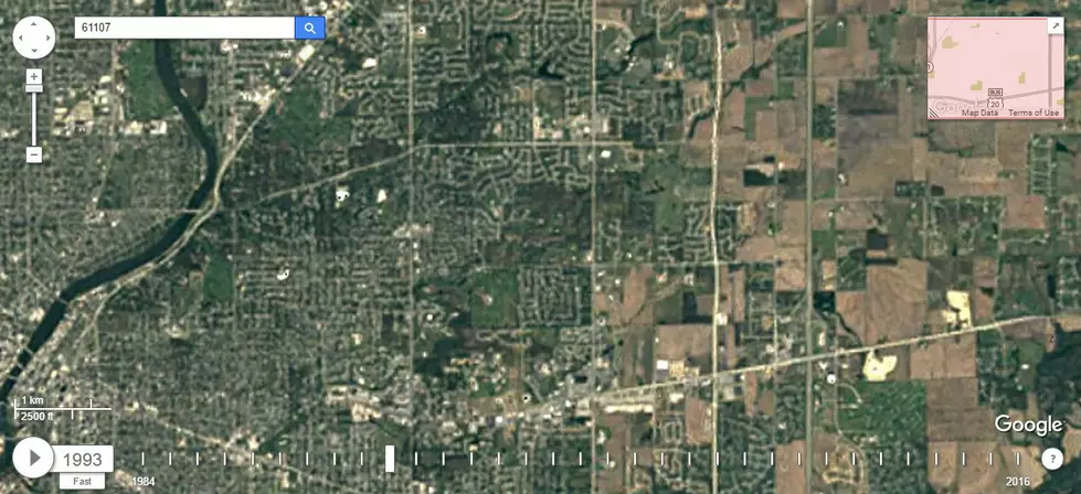 Watch 32 Year Time Lapse of Rockford Using Google Earth