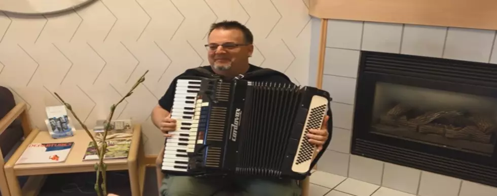 Dr. T Teaches Double T How To Play Accordion