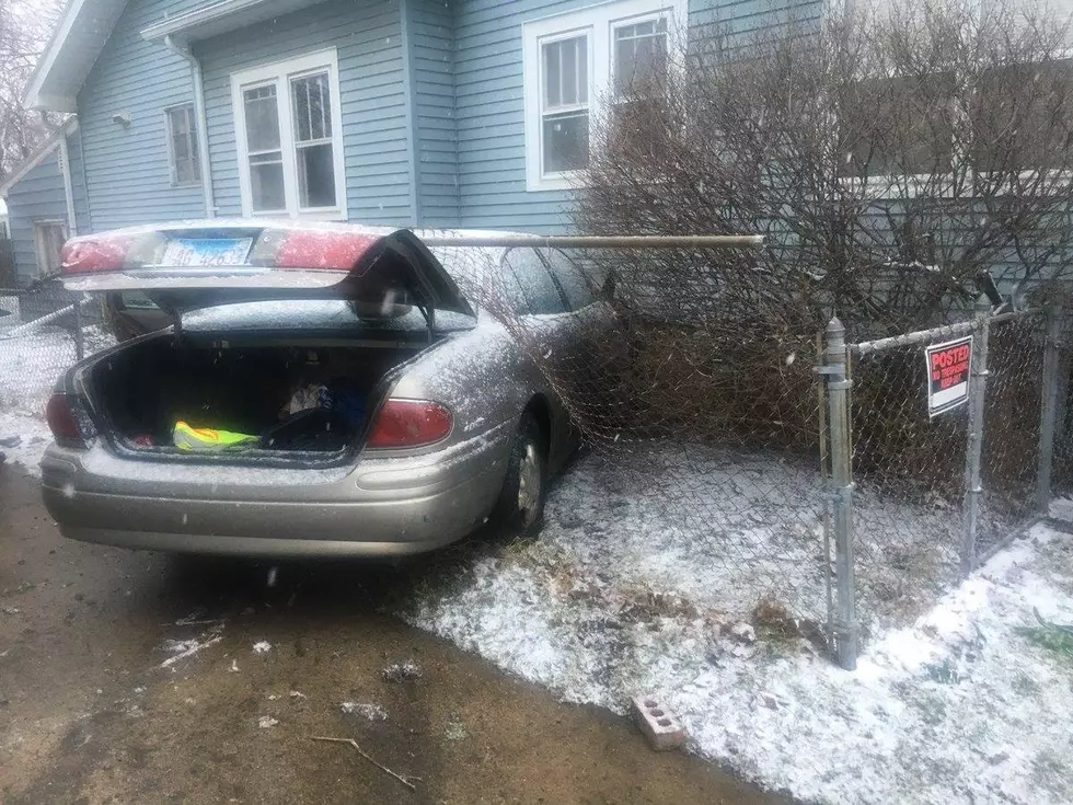 Suspect Flees After Crashing Car into Rockford Home