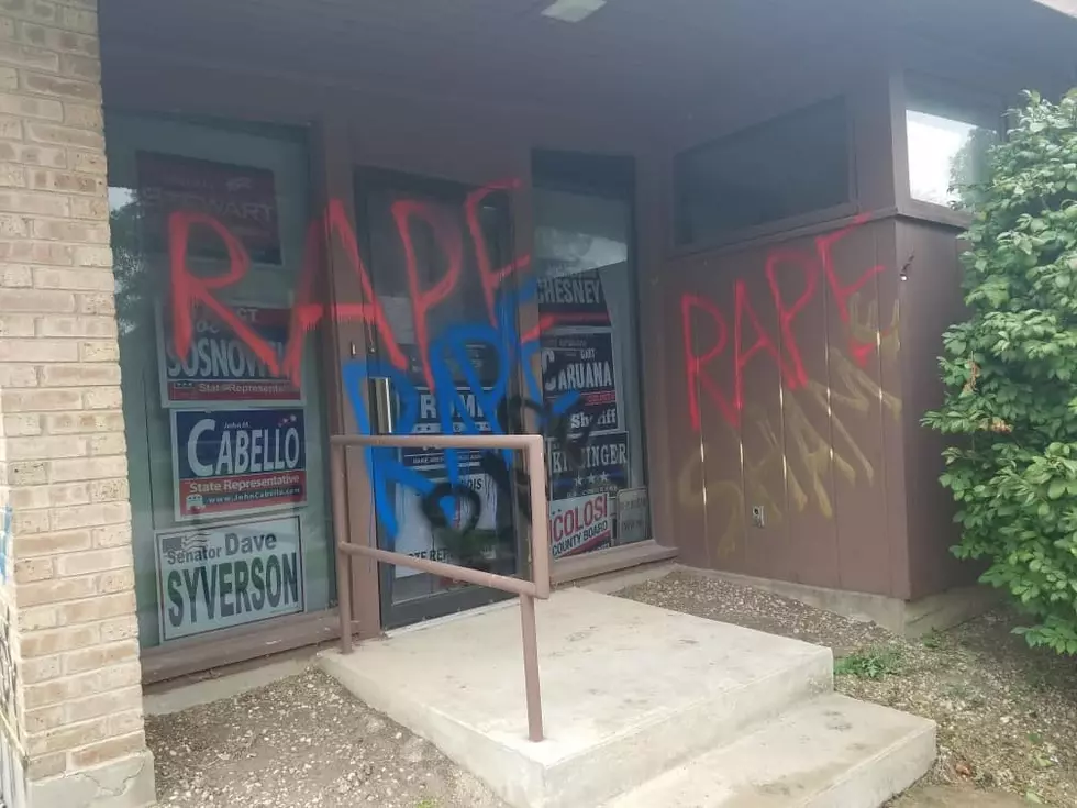 Rockford Man Arrested For Political Spray Paint Vandalism