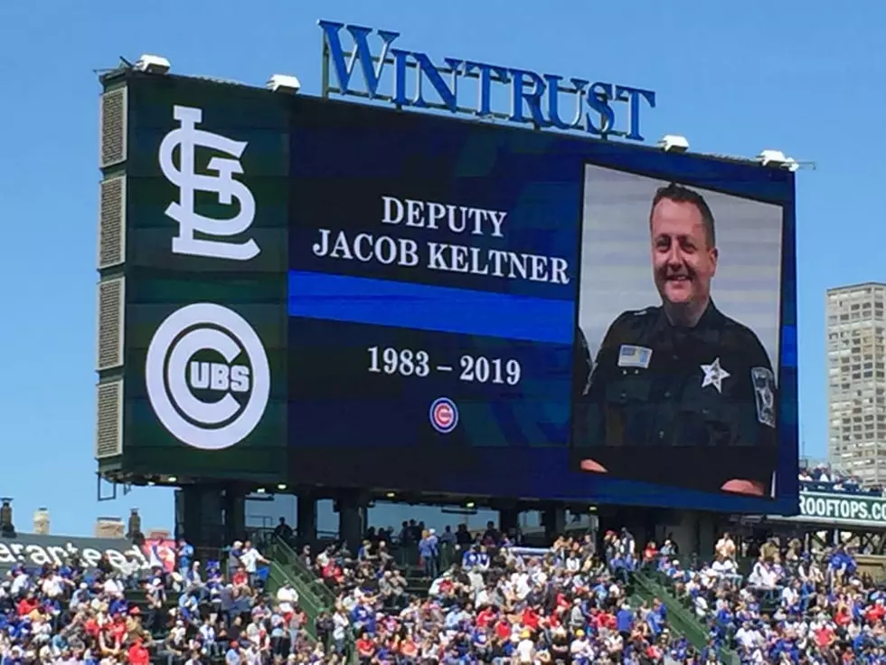 Cubs Honor Deputy Keltner (Photos)
