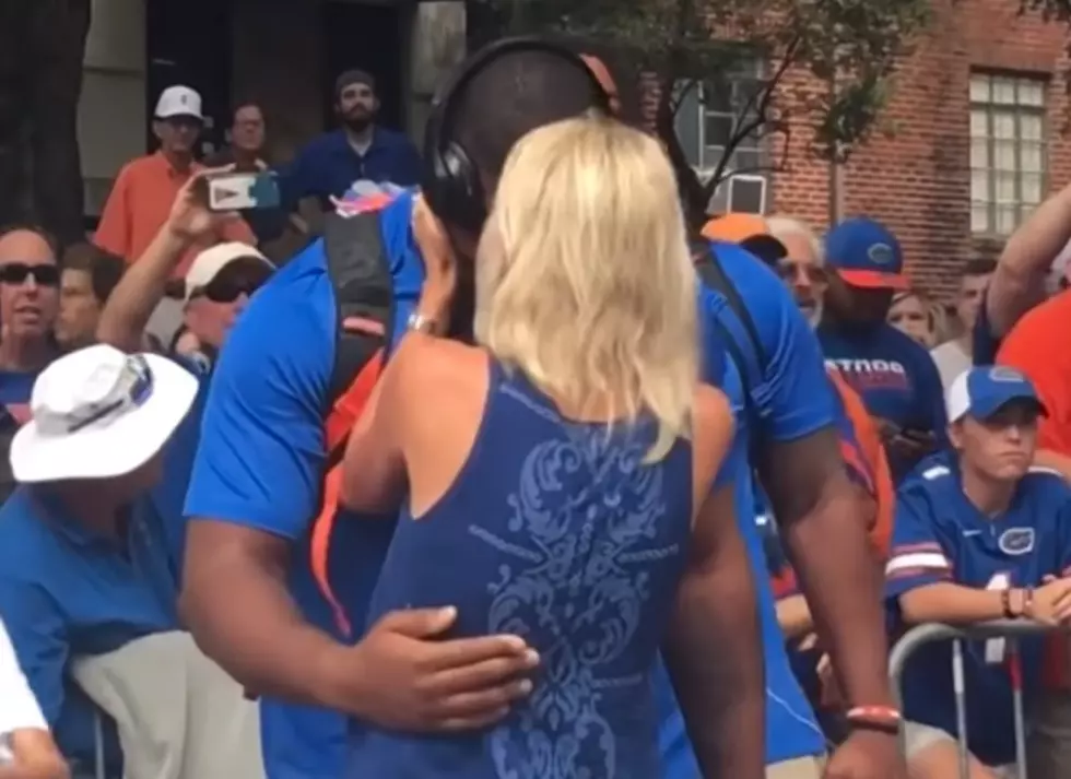 The Coaches Wife That Kisses All The Players, Too Much? (Poll)  (Video)