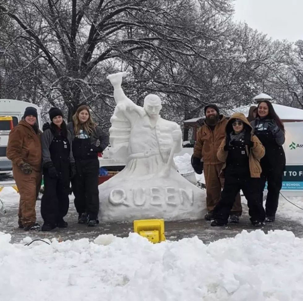 East High School Keeps it Classic and Wins Snow Sculpting Contest, Wow! (Photo)
