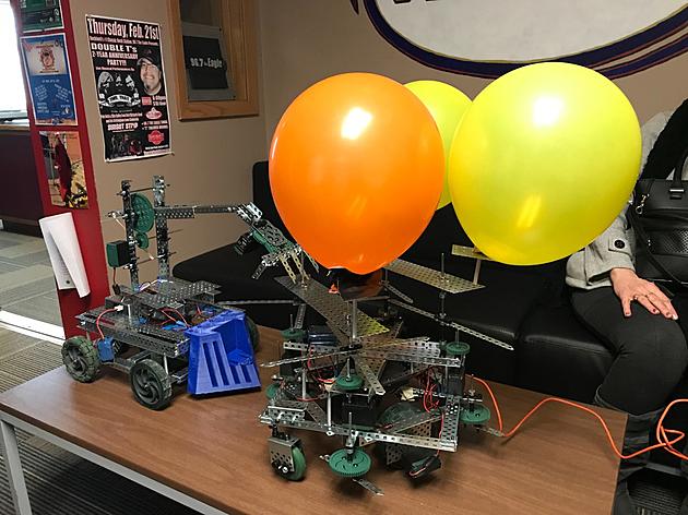 Rockford High School Students Build Robots For Battle Competition